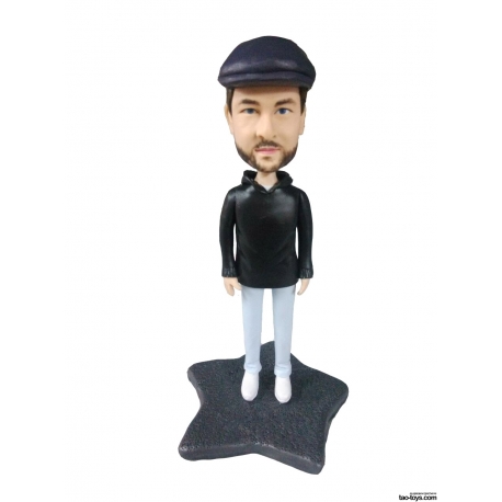 Personalisierte 3D Comicfigur vom Foto mit Hut