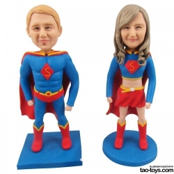 3D Figur mit eignen Gesicht Superman Superwoman