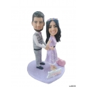 Personalisierte 3D Hochzeitstortenfiguren Liebespaar
